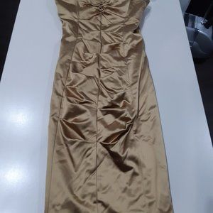 Nicole Miller Gold Strapless Evening Dress - 2 (NWOT)